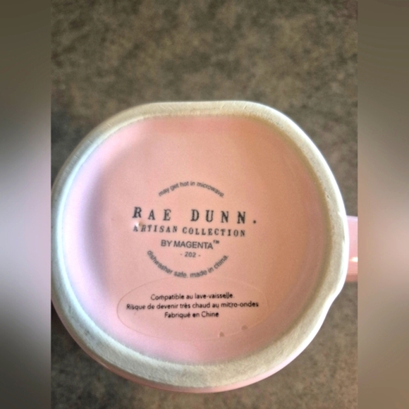 NWOT Rae Dunn Pink Galentine Ceramic Coffee Mug - Picture 2 of 7